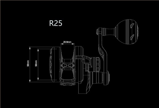 R25线条尺寸图