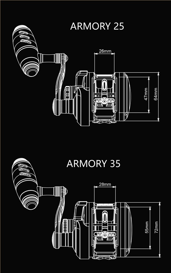 ARMORY25,35线条尺寸图
