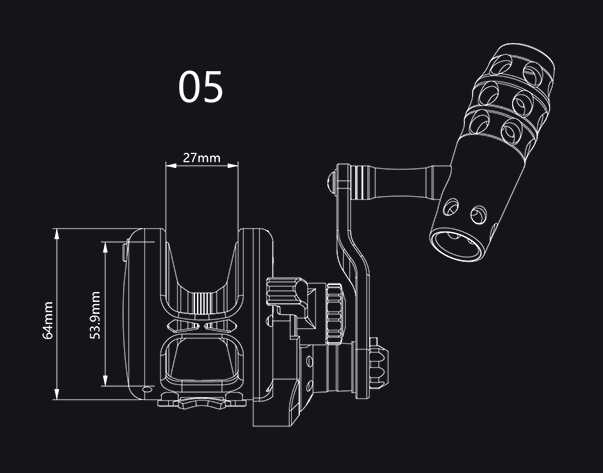 OSL05D线条尺寸图