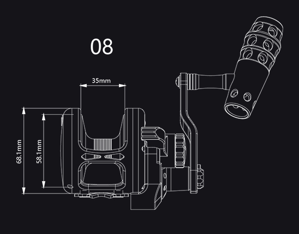 OSL08D线条尺寸图