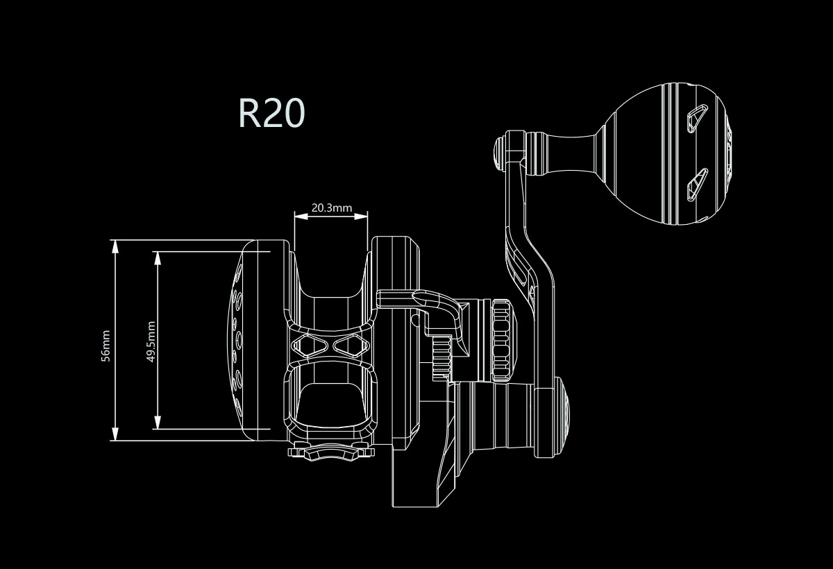 R20线条尺寸图